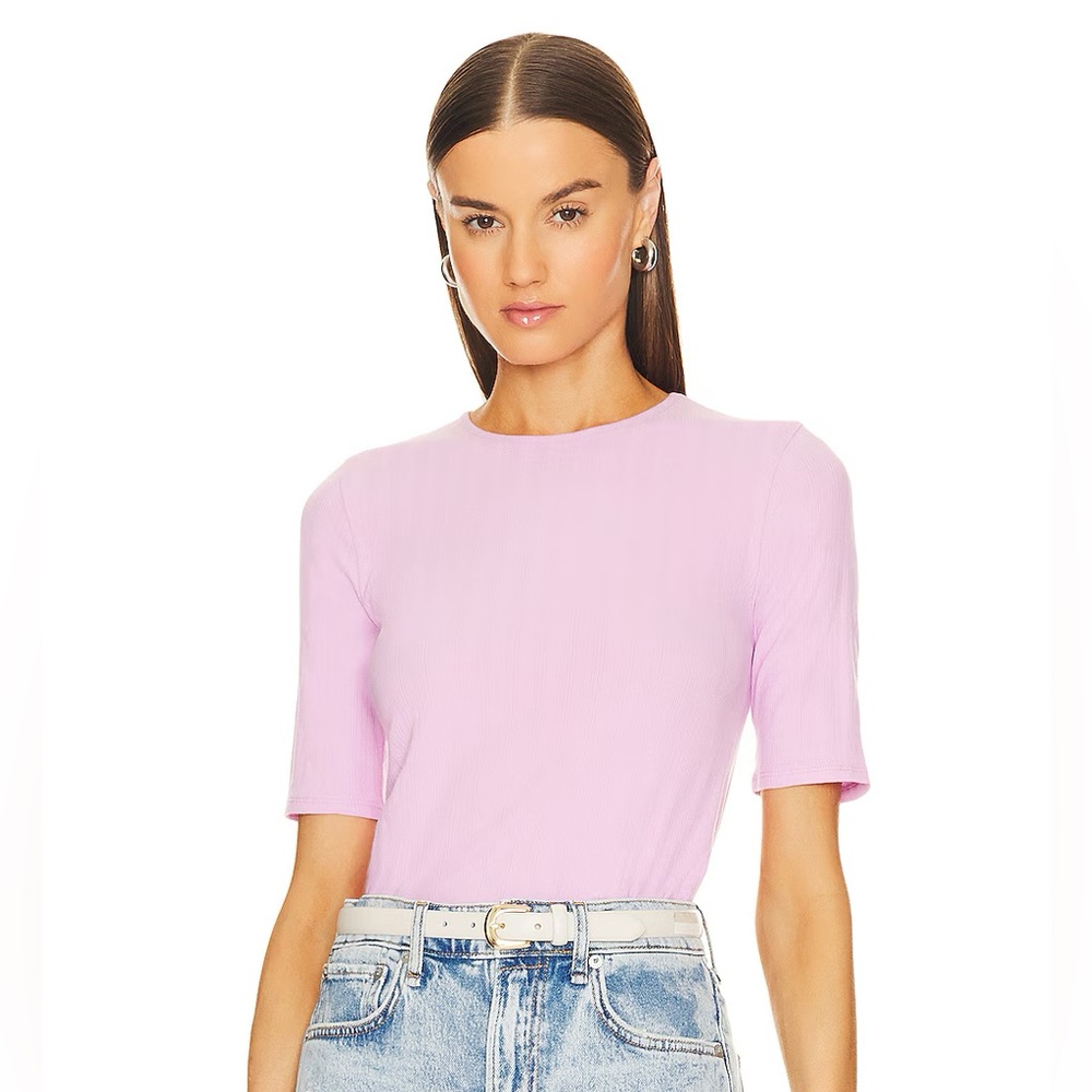 Vince Elbow Sleeve Tee Size S NWT Pima Cotton
